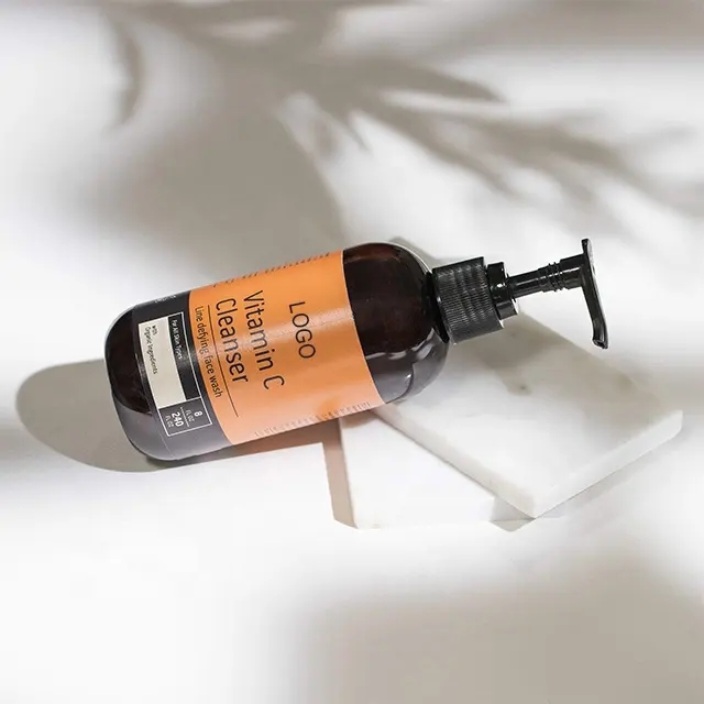 Private Label Organic Vitamin C Facial Cleanser Factory, Bulk