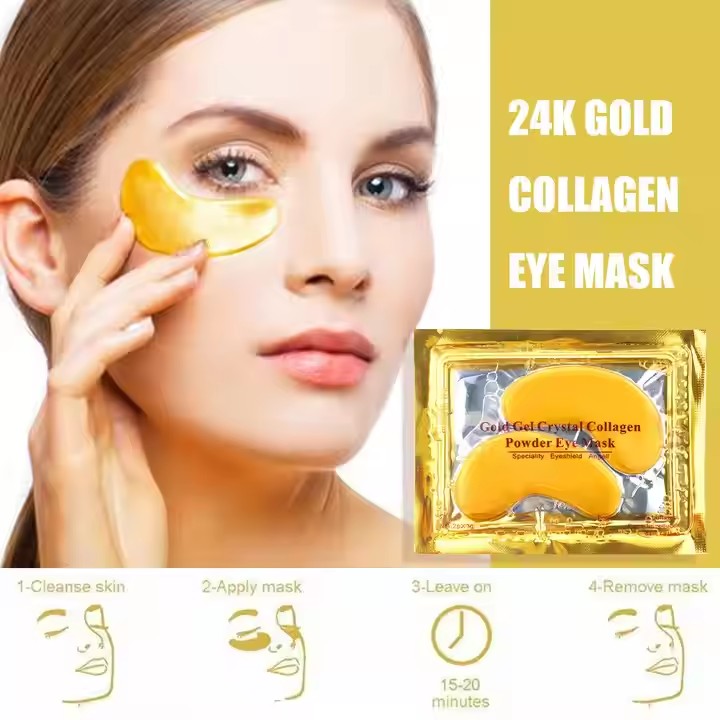 Private Label Glod Collagen Under Eye Mask Factory, Oem