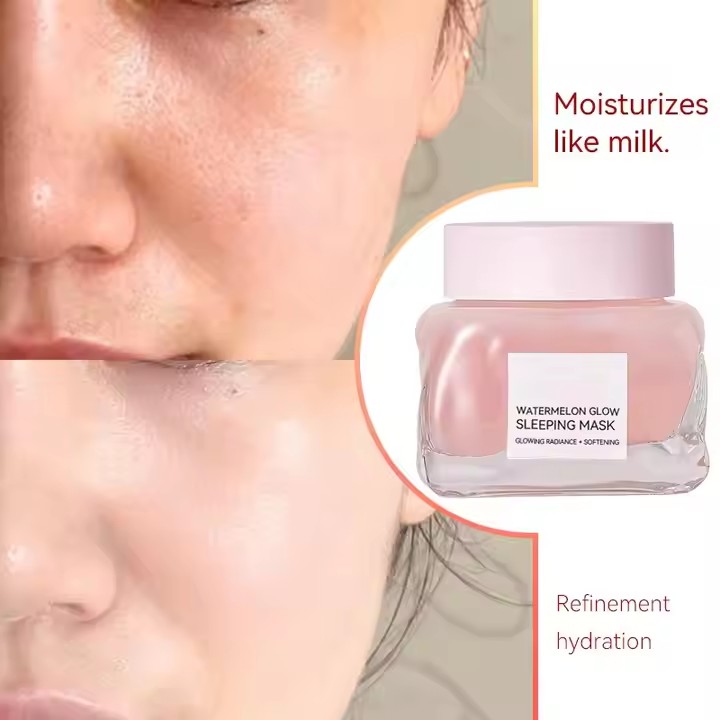 Private Label Watermelon Glow Niacinamide Face Sleeping Mask  Supplier, Oem