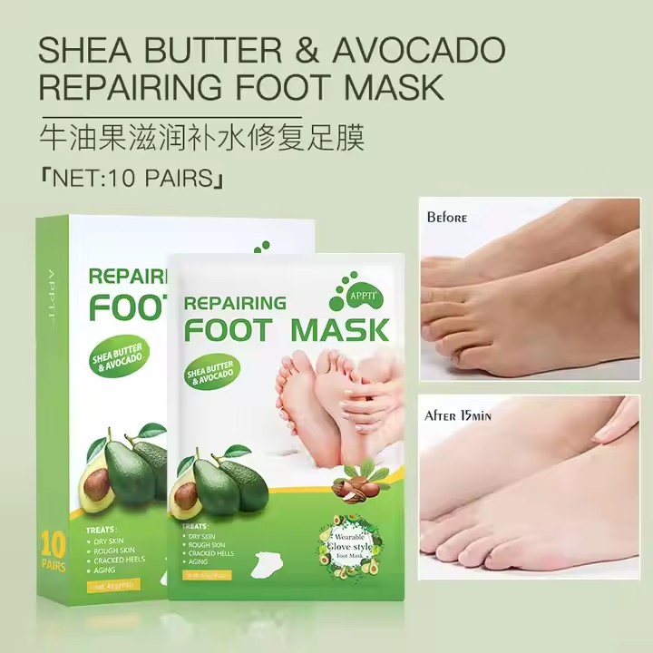 Private Label Foot Mask for Dry Cracked Feet Supplier, Factory
