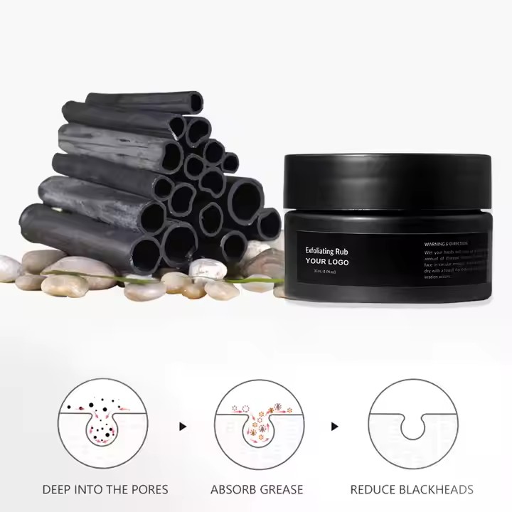 Private Label Men Charcoal Deep Cleaning Blackhead  Factory, Odm