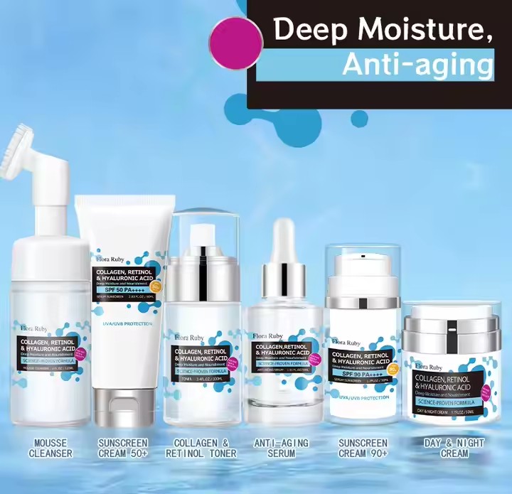 Private Label Wrinkle Brightening Facial Set  Manufacturer, Factory