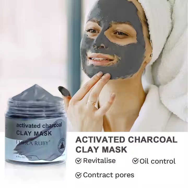 Skin Care Clay Mask Application