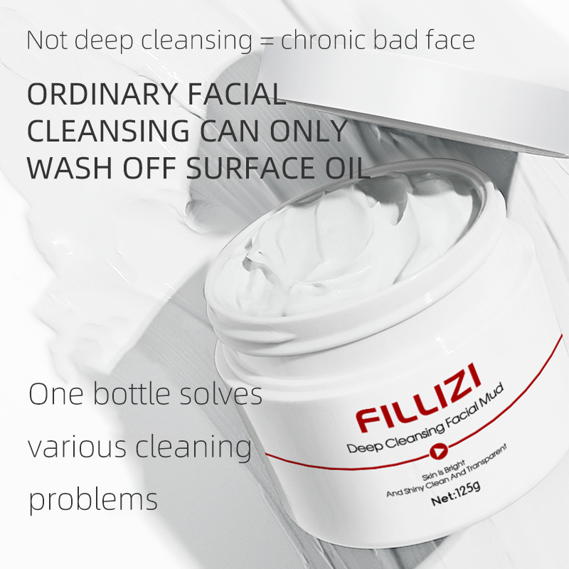 Private Label Deep Cleansing Facial Mud Mask Odm, Bulk