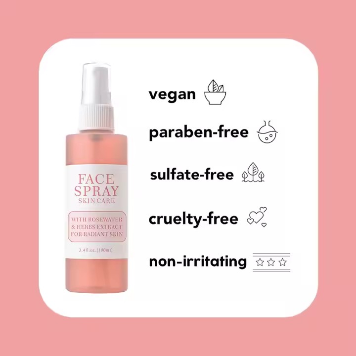 Private Label Skin Care Water Toner Supplier, Odm