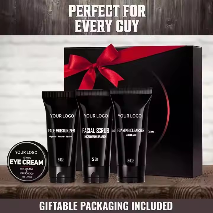 Private Label Moisturizer Face Wash Set for Men Manufacturer, Bulk