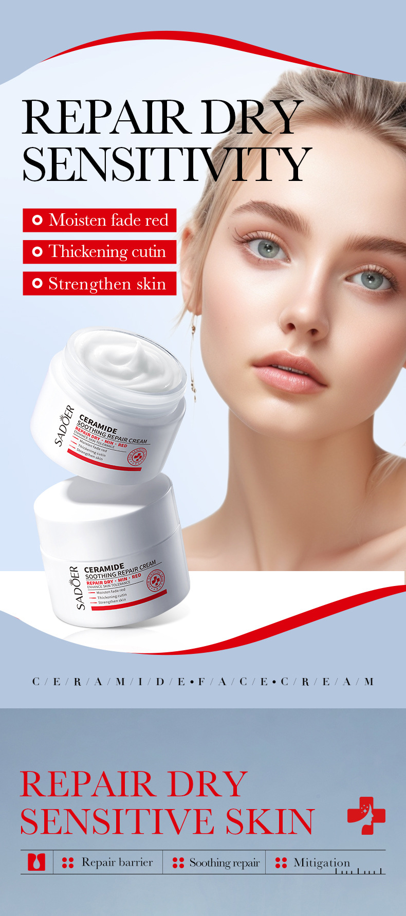 Ceramide Soothing Repair Cream View 1