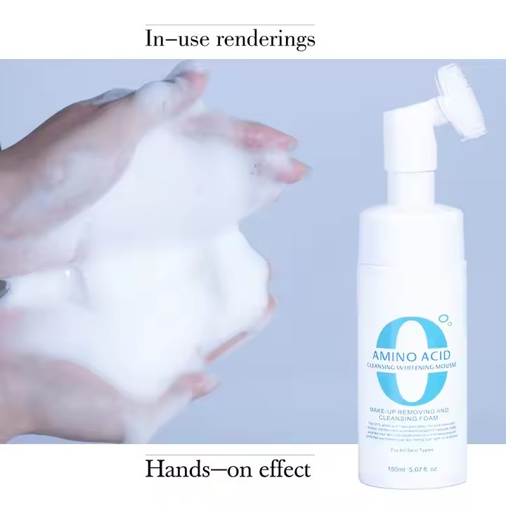 Private Label Mousse Brush Wash Cleanser Manufacturer, Bulk