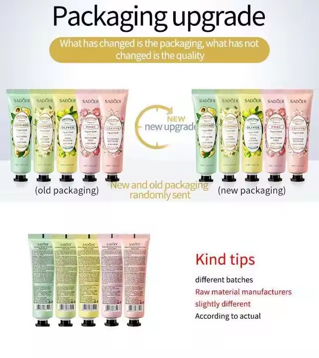 Private Label Mini Olive Rose Avocado Plant Hand Cream Manufacturer, Oem