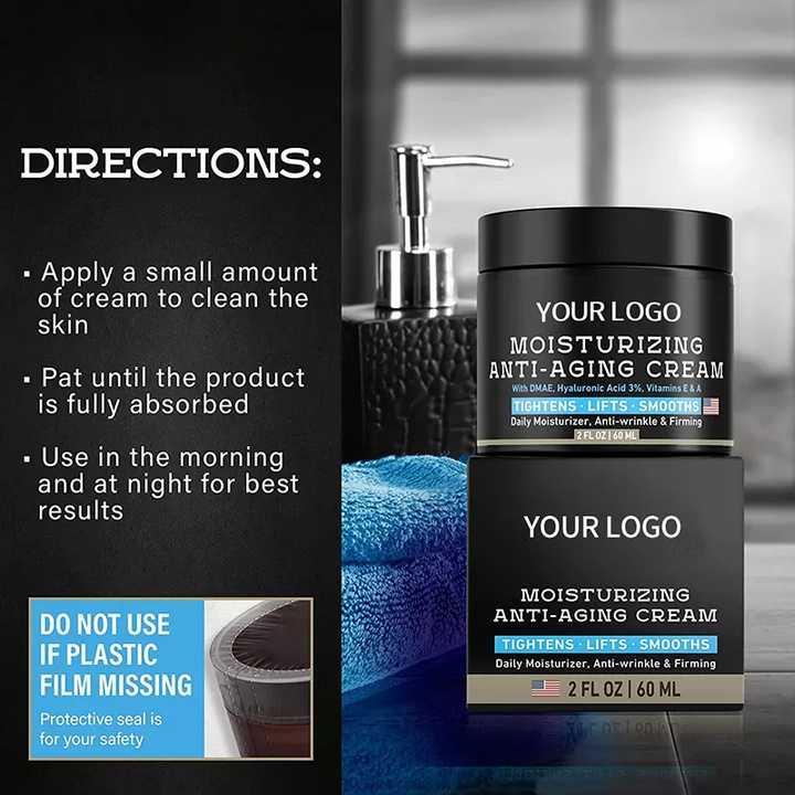 Private Label Men Face Moisturizer Cream Factory, Odm