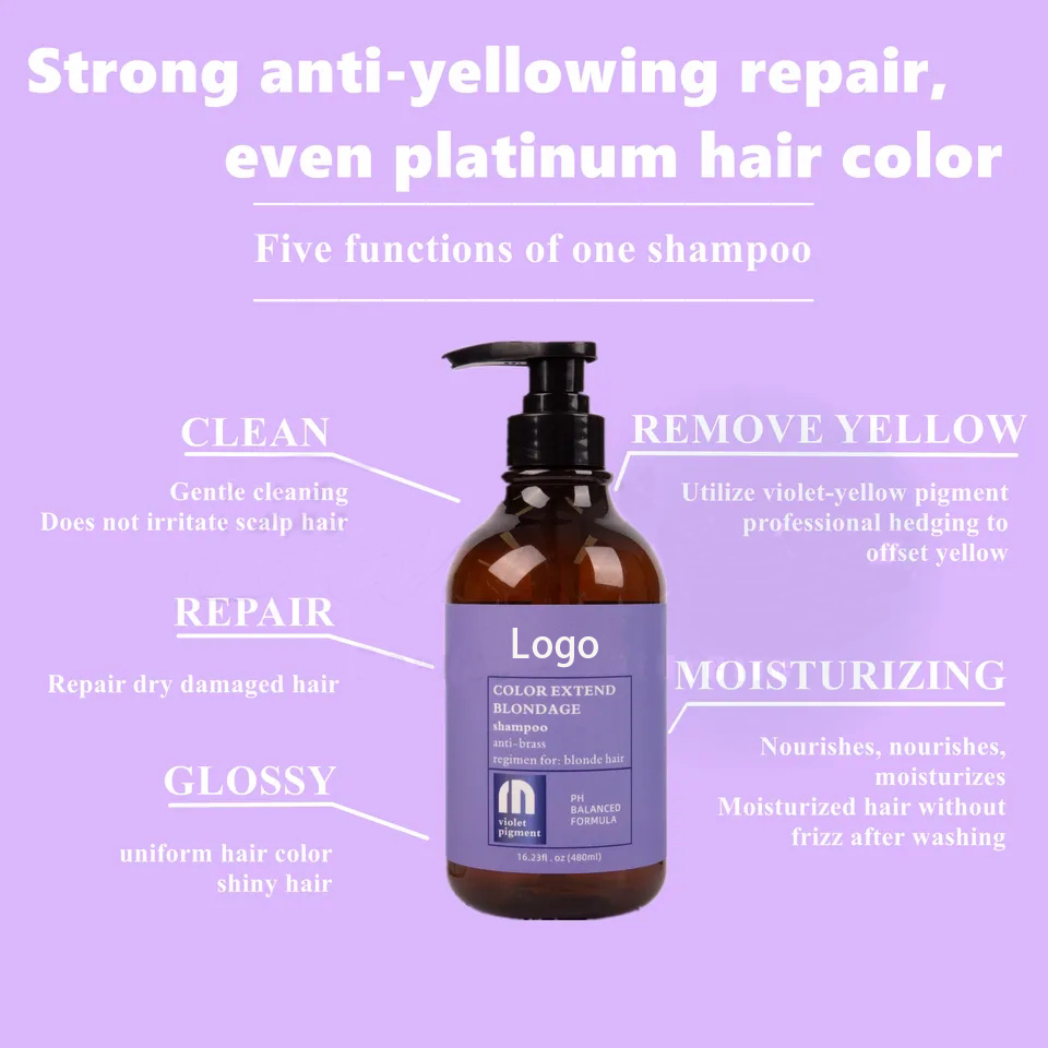 Private Label Anti-yellow Moisturizing Shampoo Odm, Bulk