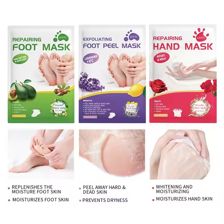Private Label Foot Mask for Dry Cracked Feet Supplier, Factory