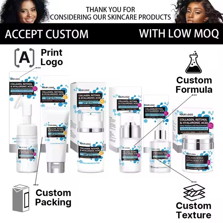 Private Label Wrinkle Brightening Facial Set  Manufacturer, Factory