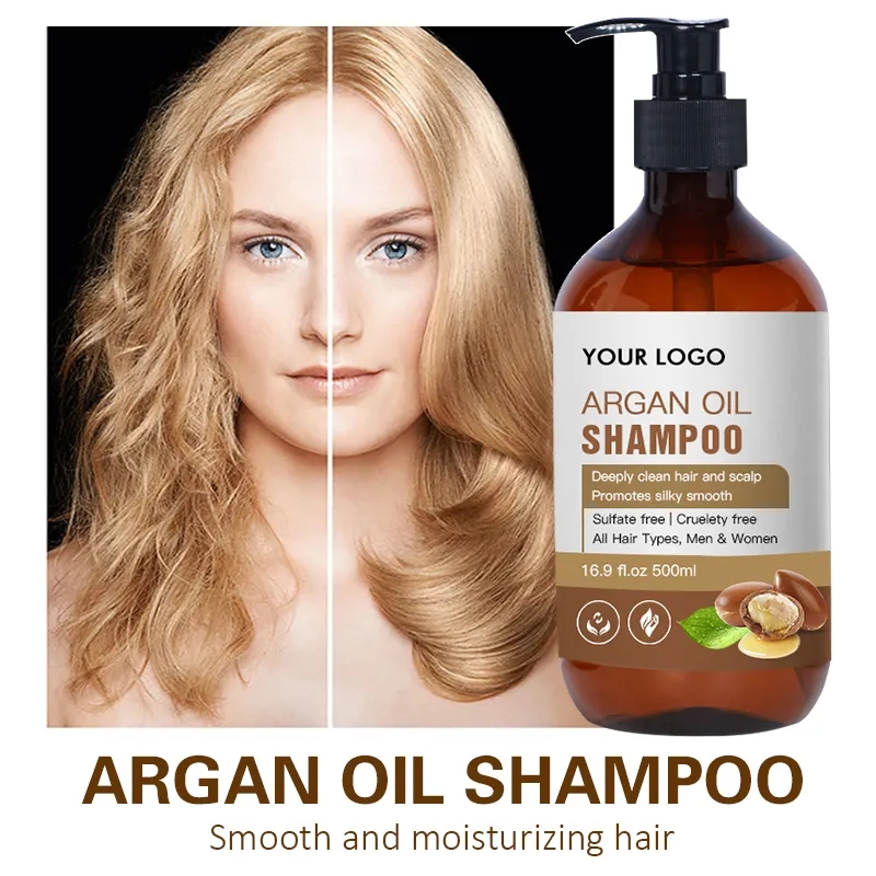 Private Label Argan Oil of Morocco Shampoo Supplier, Bulk