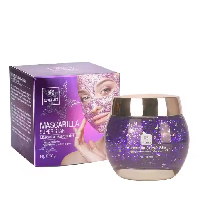 Private Label Star Shinning Peel off Facial Mask Face Mask Oem, Odm