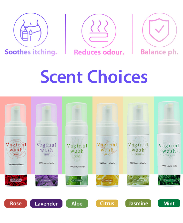 Feminine Care Foam Wash Display
