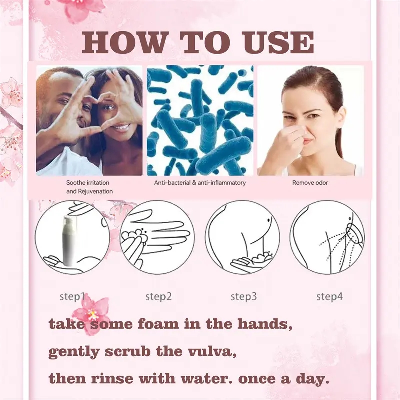 Private Label Yoni Foaming Wash Manufacturer, Odm