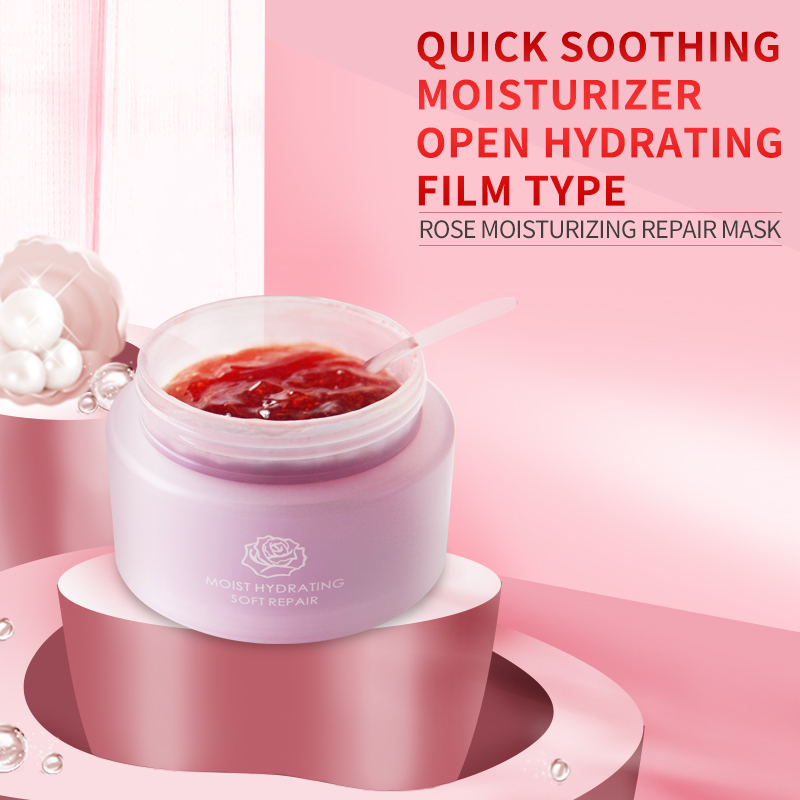 Private Label Rose Moisturizing Repairing Facial Mask Supplier, Factory