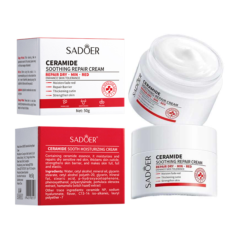 Private Label Ceramide Soothing Repair Cream Factory, Bulk