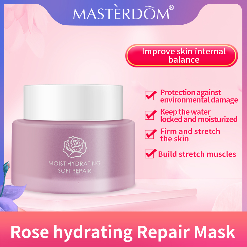 Private Label Rose Moisturizing Repairing Facial Mask Supplier, Factory