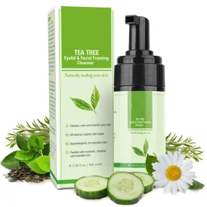 Private Label Tea Tree Oil Anti Acne Foaming Face Wash Oem, Bulk