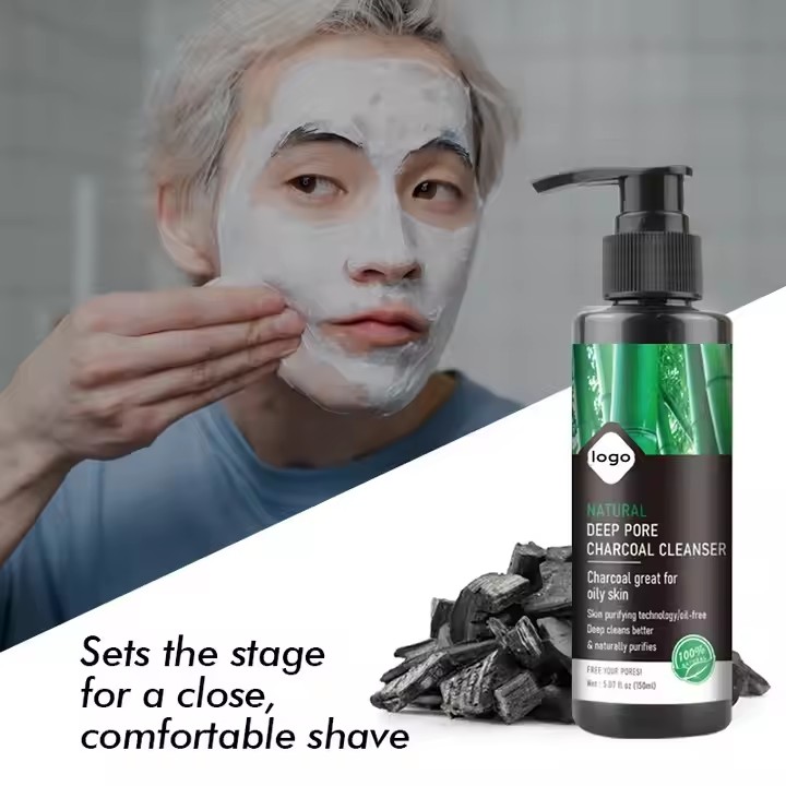 Private Label Face Wash Cleanser for Men Supplier, Factory