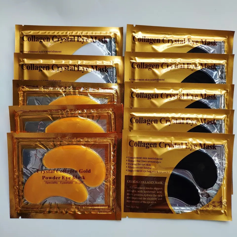 Private Label Anti Aging Anti Wrinkle 24K Gold Eye Mask Manufacturer, Oem