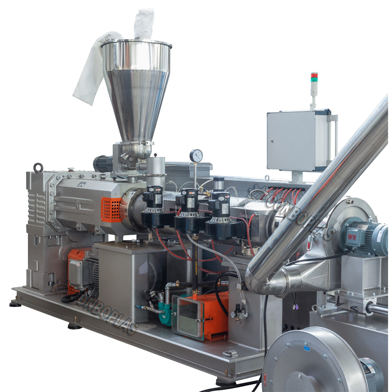 Plastic Compounding PVC Hot Cutting Granules Pellets Recycling Machine