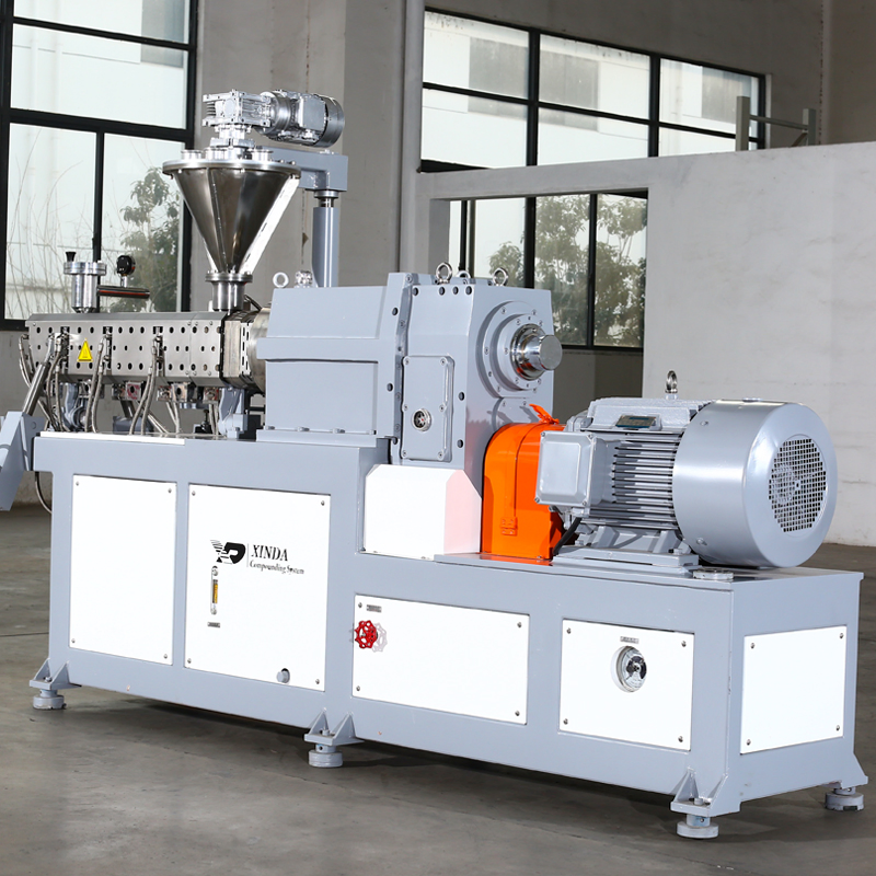 Lab Twin Screw Extruder PVC Compounding Plant Lab Granulating Machine Plastic Industrial Machinery