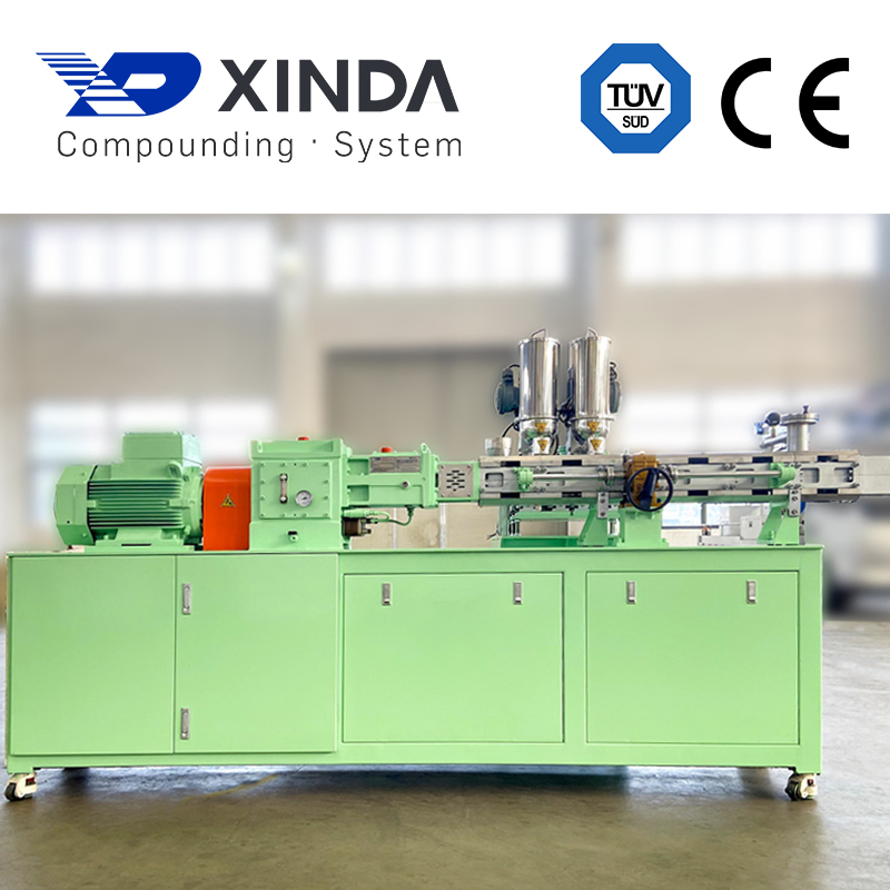 Color Filler Masterbatch Cable Compounds Plastic Granulator Industrial Machinery Twin Screw Extruder Pellet Machine