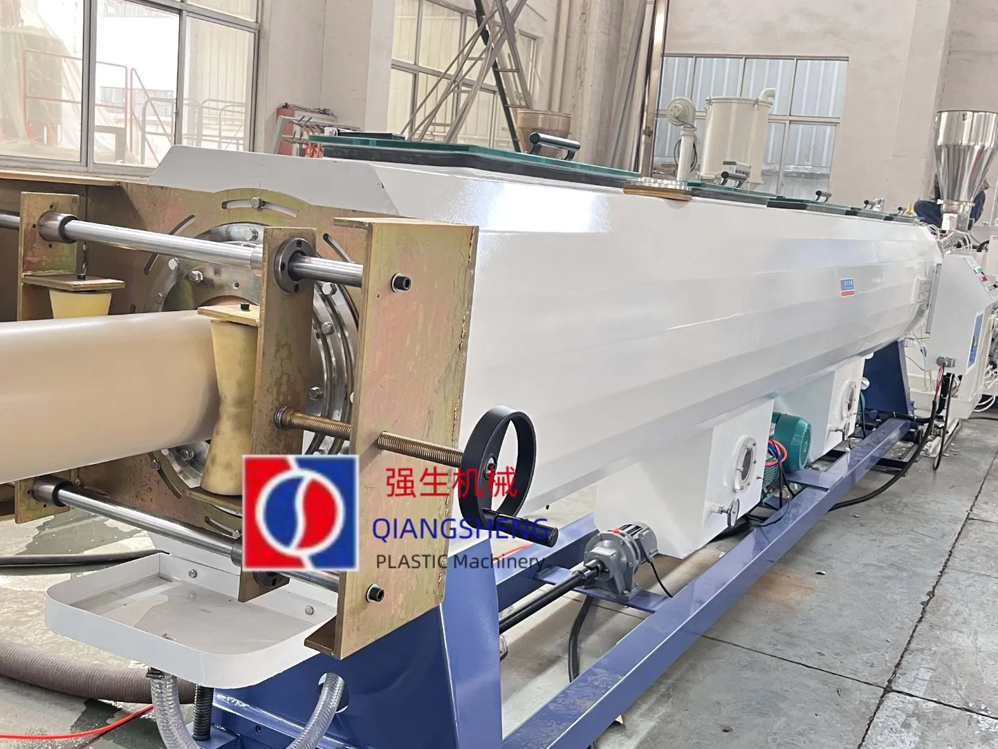 Plastic PVC UPVC CPVC HDPE PPR Pex Electric Conduit Drainage Water Gas Suppy Tube Pipe Extruder Extrusion Production Line Making Machine