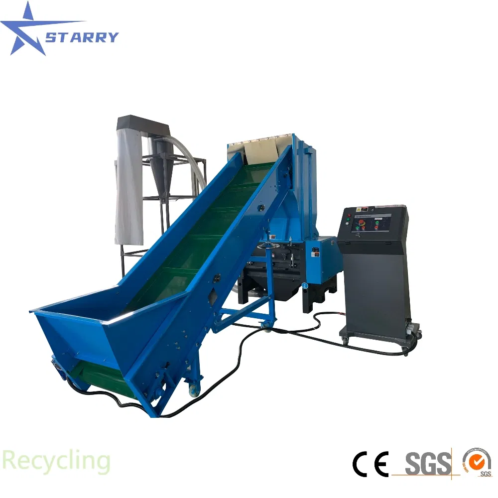 PE PP PVC Pet Bottle Fabric Hard Waste Scrap Pallet Plastic Crushing Machine Prices Industrial Plastic Recycling Shredder Plastic Crusher