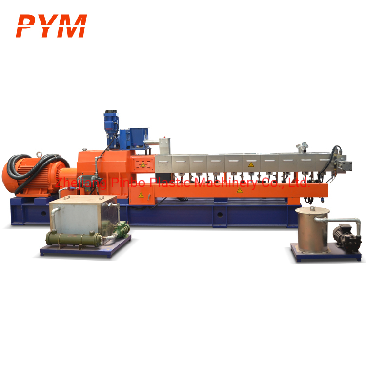 PP PE PA Single Screw Pelletizing Extruder Pelletizer Line Double Stage Plas Granulators Waste Plastic Recycling Machine