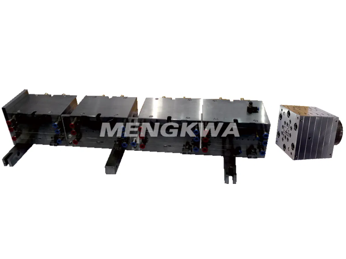 PVC Window Profile Production Line Conical Twin Screw Extruder Plastic Extruder