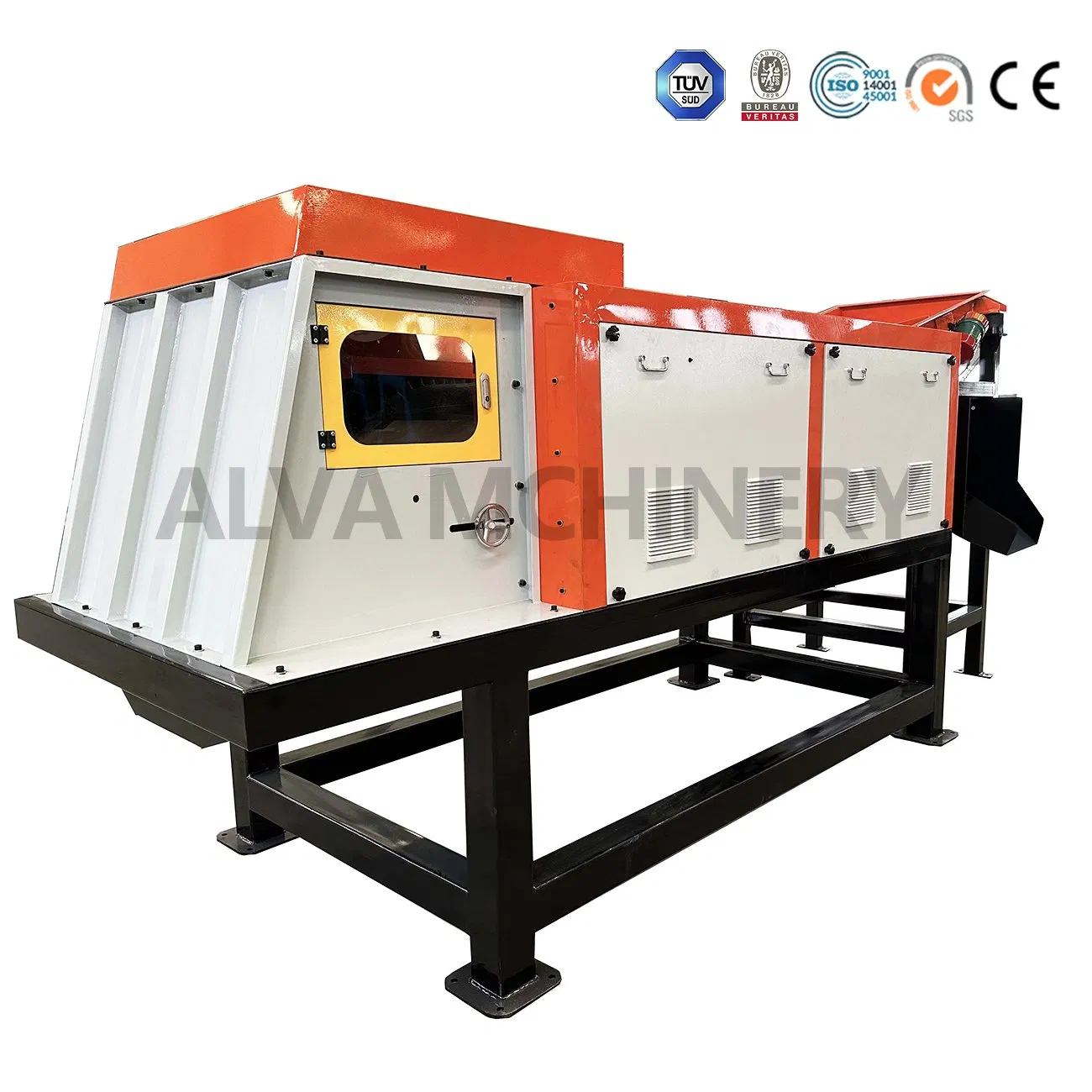 Plastic Shredder Mulcher Economical Crusher Pulverizer Machine Eddy Current Separator Machine