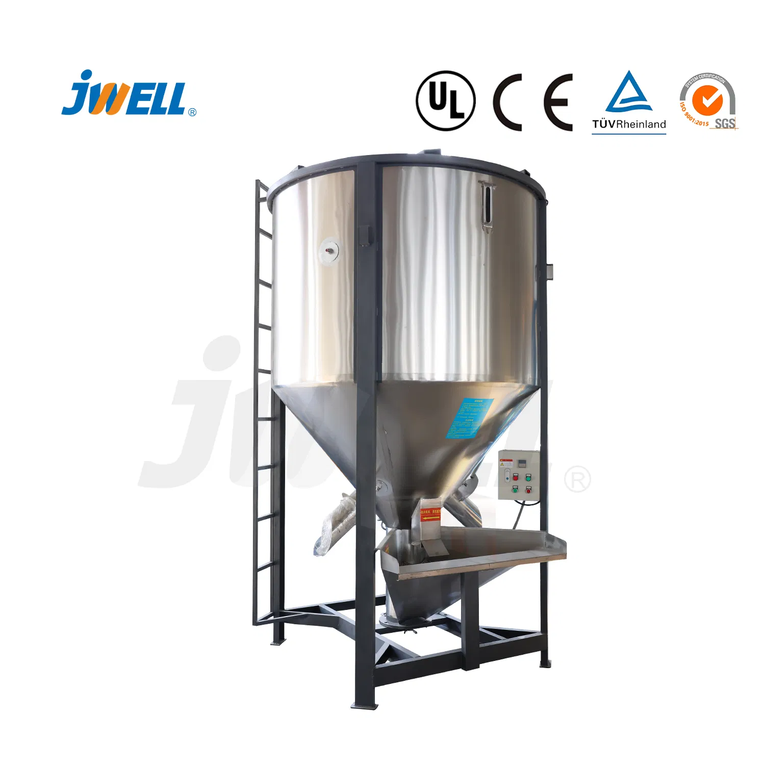 Jwell Plastic Recycling Machine Heat-Sensitive and Shear-Sensitive Materials with Sufficient Pre-Mixing Banbury Mixer