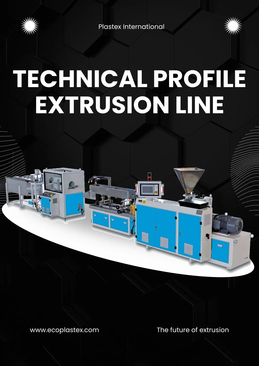 Plastic Profile Extruder Machine