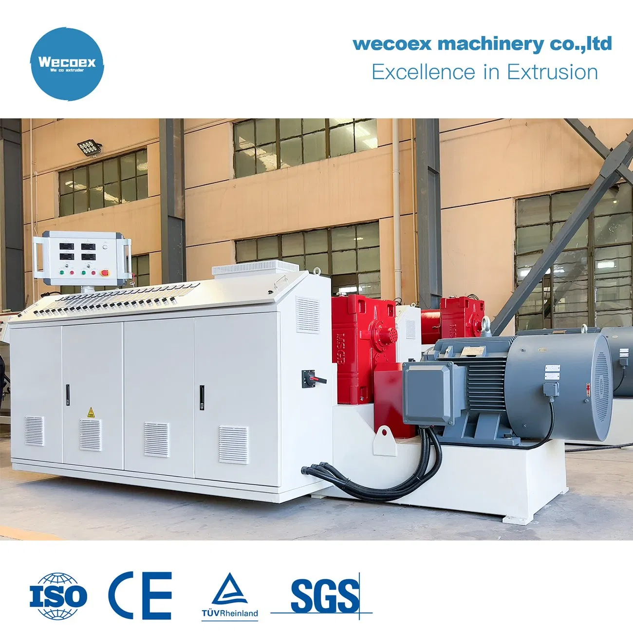 16 to 1600mm Plastic PVC PPR PE HDPE Water Supply Drainage Irrigation Gas Pipe Making Machine Extrusion Line