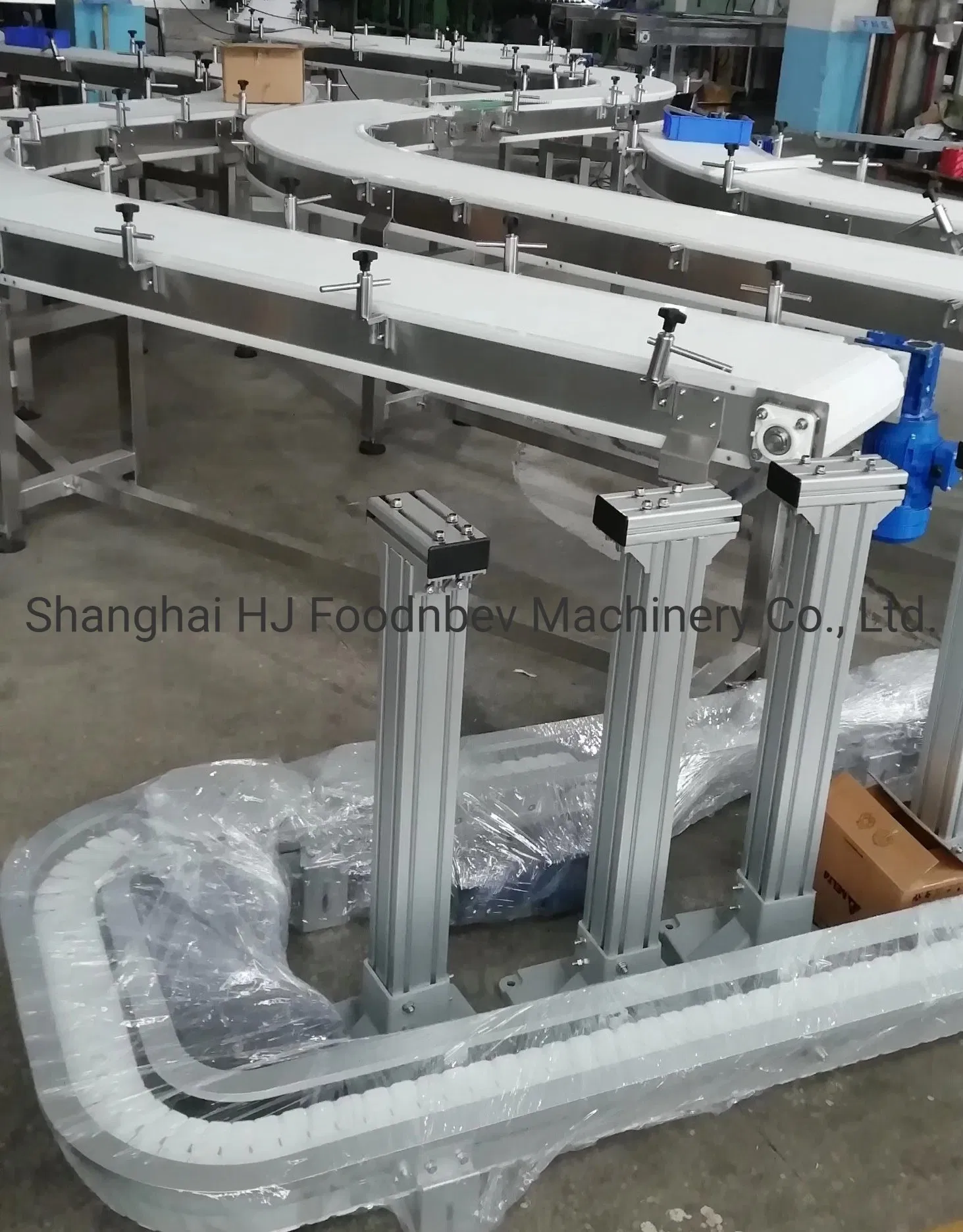 Full Set Complete Conveyor System for Automatic Pet Plastic Small Bottle Drinking Mineral Water Production Line / Bottle Water Filling Machine