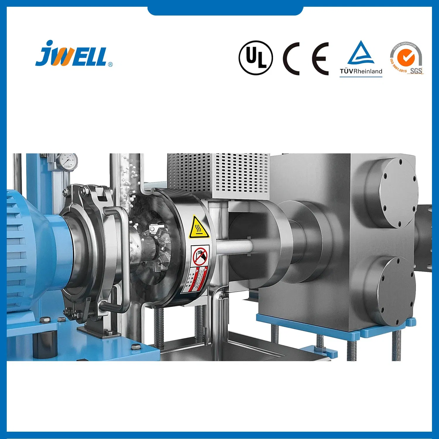 Jwell Machine's Extrusion Machine for Bio-Degradable Plastics Compounding and Pelletizing Line