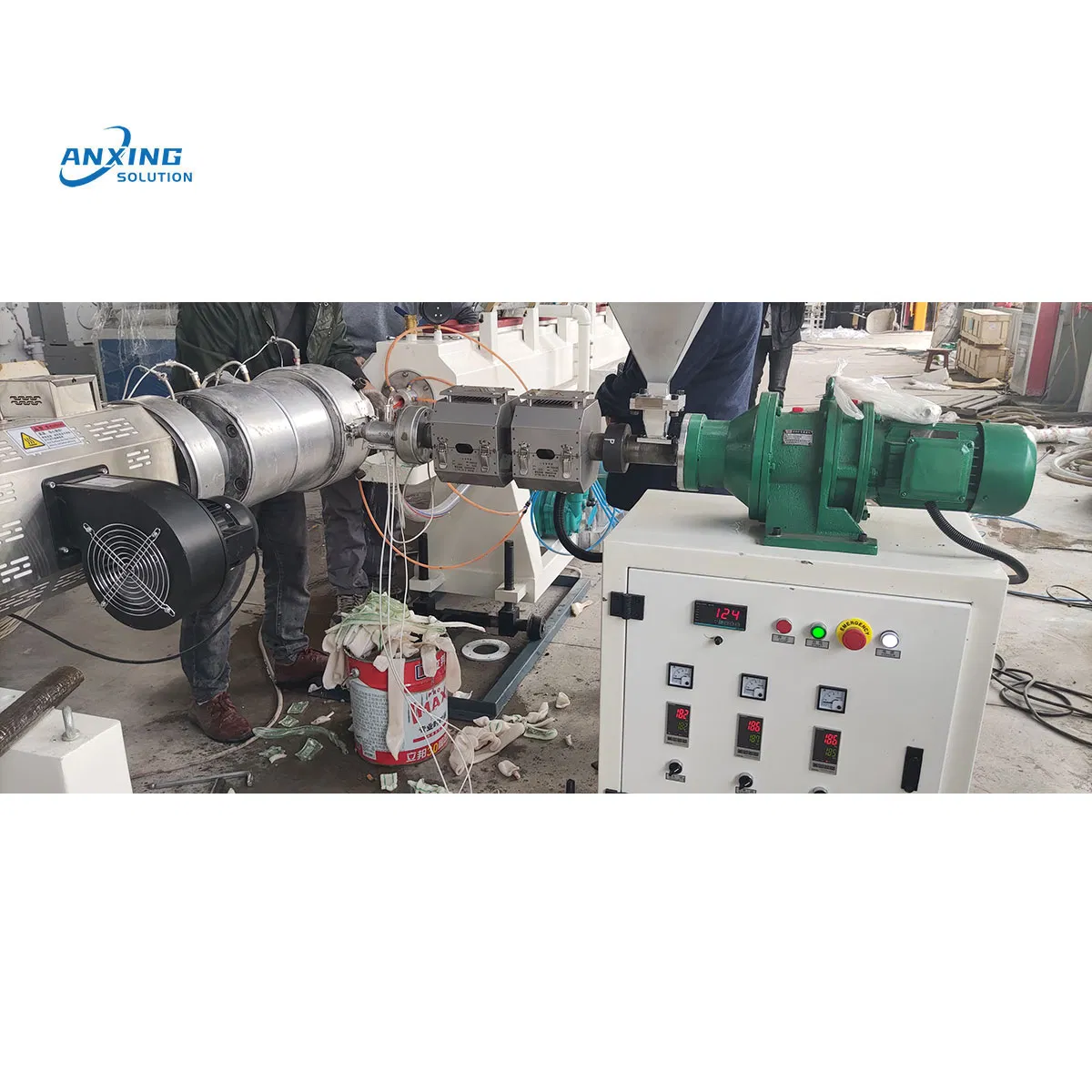 PE HDPE PPR Plastic Water Gas Oil Supply Pipe Tube Extrusion Production Line Single Screw Extruder Pipe Making Machine/ PPR Water Pipe Making Machine