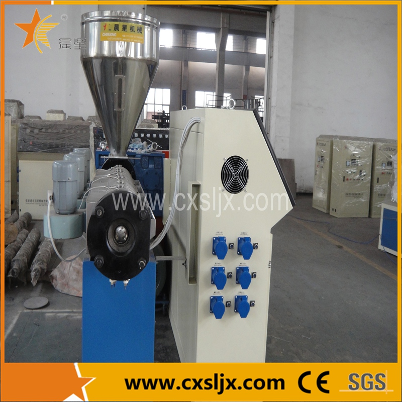 Plastic Machine HDPE/PP/PPR/PC/PVC Profile Single Screw Extruder