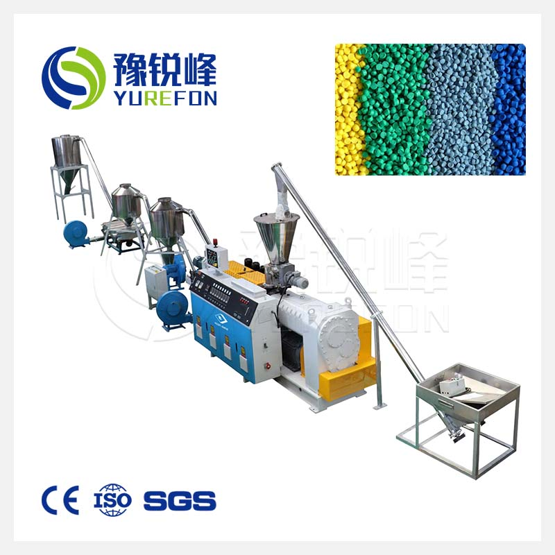 Factory Prices Plastic Compounding Hot Cutting PVC Granules Pellets Extruder Making Machines