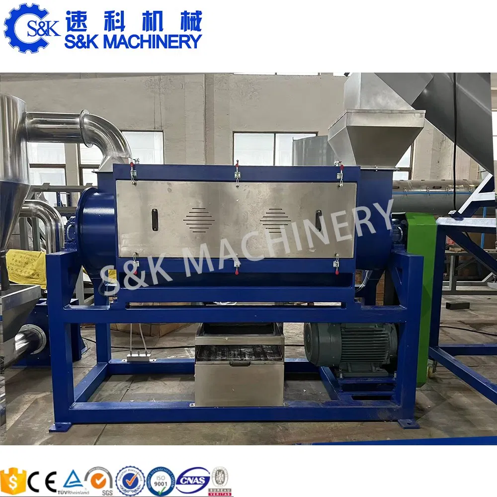 Automatic PE PP HDPE Pellet Pet Plastic Film Woven Jumbo Bag Bottles Waste Washing Recycling Machine