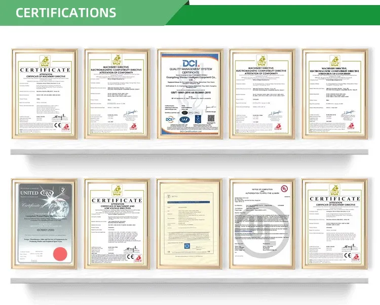 Certifications