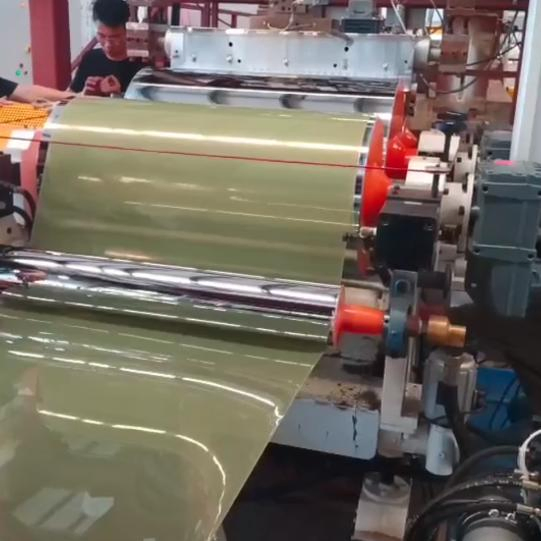 Pet PLA Single Screw Sheet Extruder Price for Plastic Disposable Cup Making