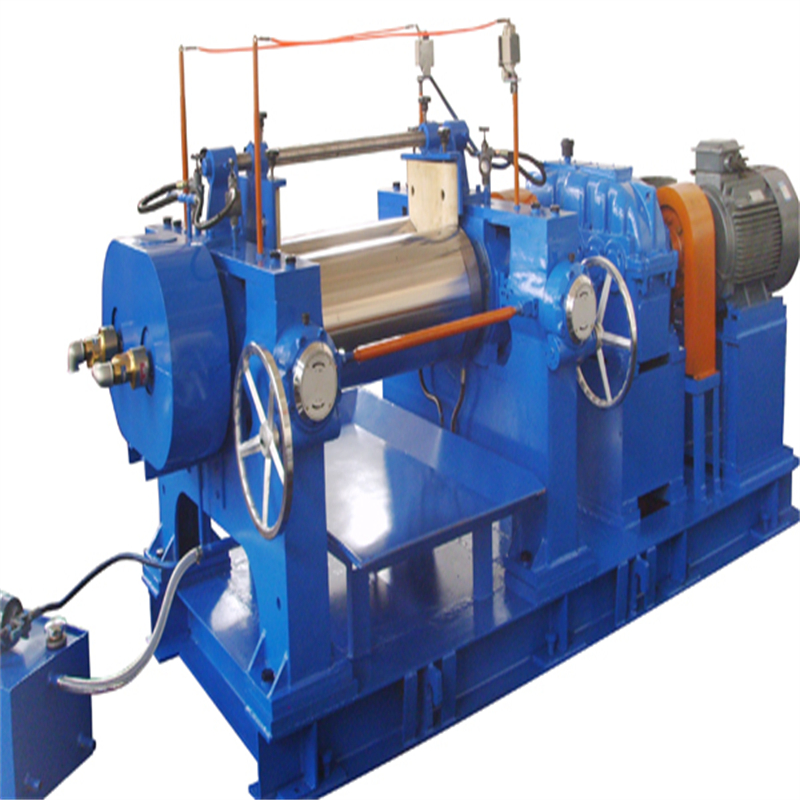Open Rubber Mixing Machine Large Silicone Rubber Double Roller Plastic Mixing Machine 220V