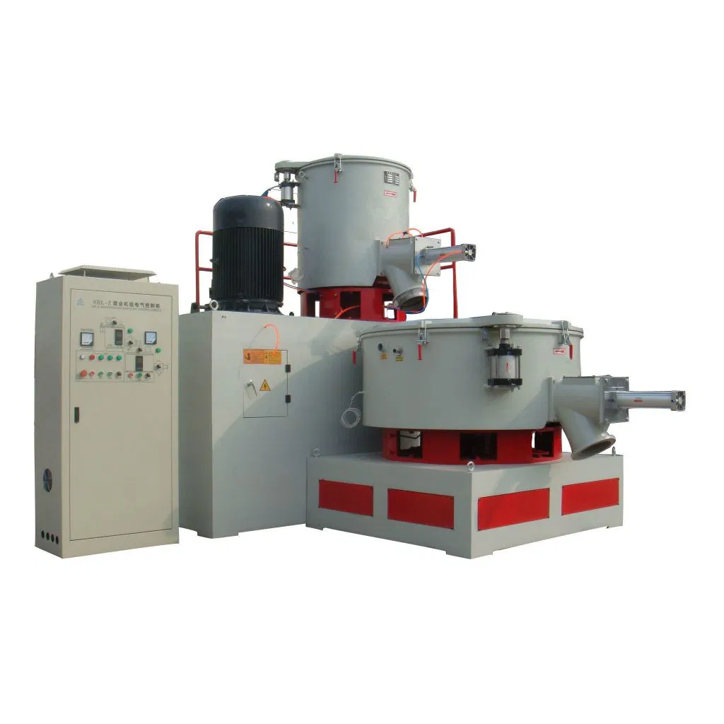 Plastic PVC Resin Vertical Compounding Heating Cooling Mixing Machine