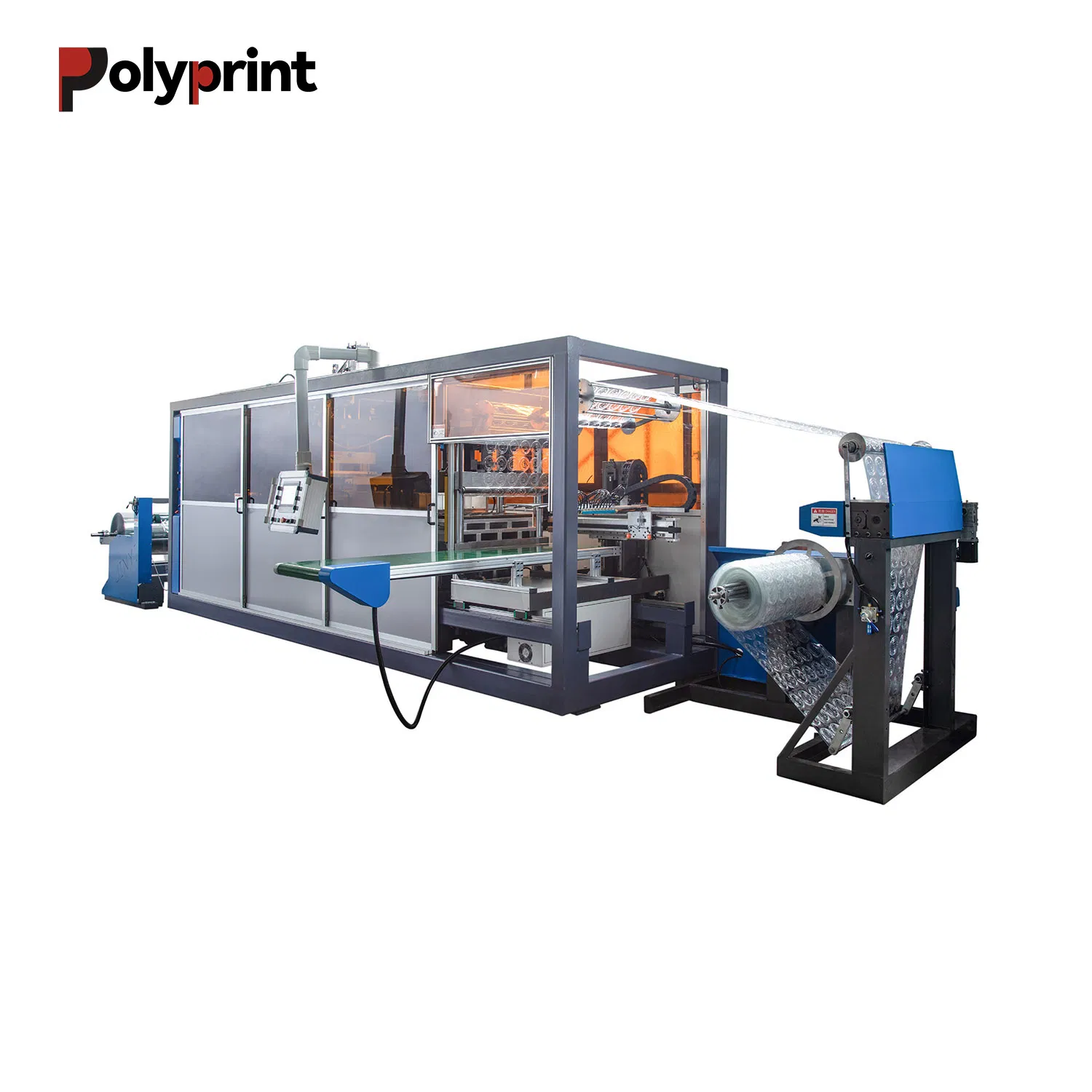 Automatic Plastic Fast Food Box Takeout Container Yougurt Cup Lid Paper Cup Cover Thermoforming Forming Making Machine