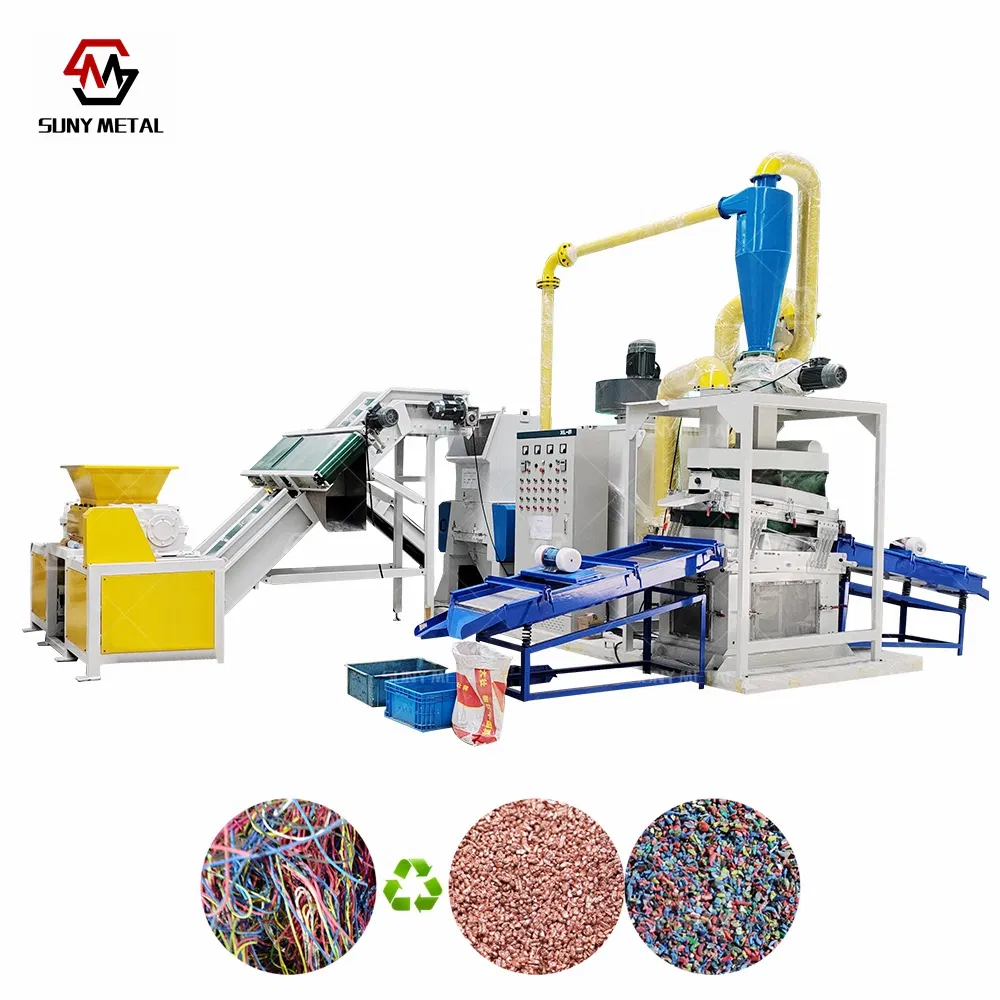 Best Selling Scrap Waste Copper Wire Recycling Plant Cable Wire Granulator Copper Plastic PVC Separating Machine